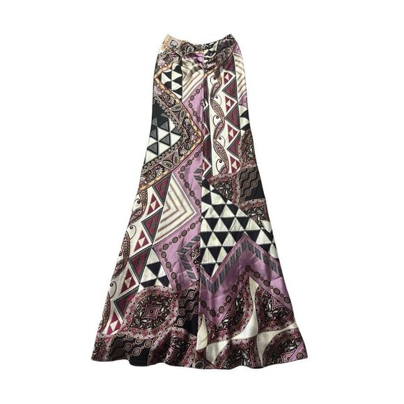 Misa Los Angeles Women's Multicolor Leonardo Patchwork Maxi Skirt Small NWOT - Picture 3 of 7